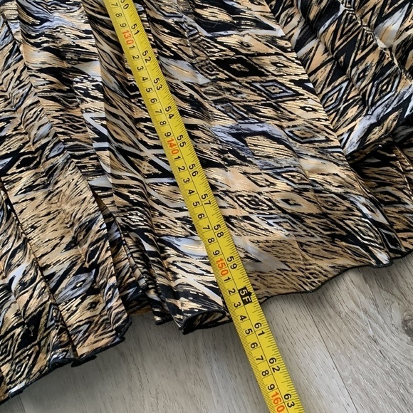 NWT LuLaRoe DeAnne Wrap Dress Black & Gold metallic size 3XL holidays pleated - Picture 15 of 16